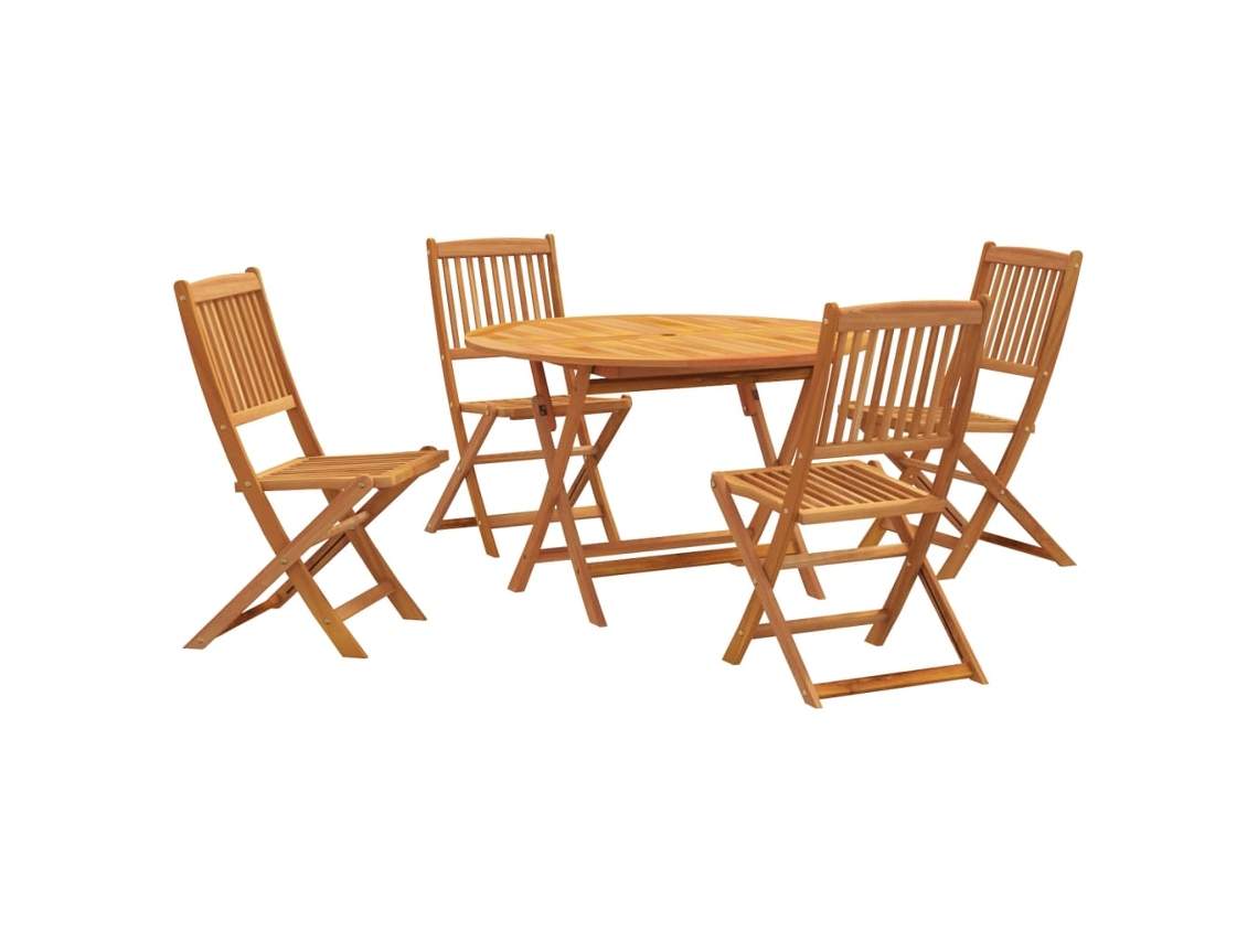Garden Dining Set, Garden Dining Sets Vidaxl Marrom Madeira De Acácia (n/a)