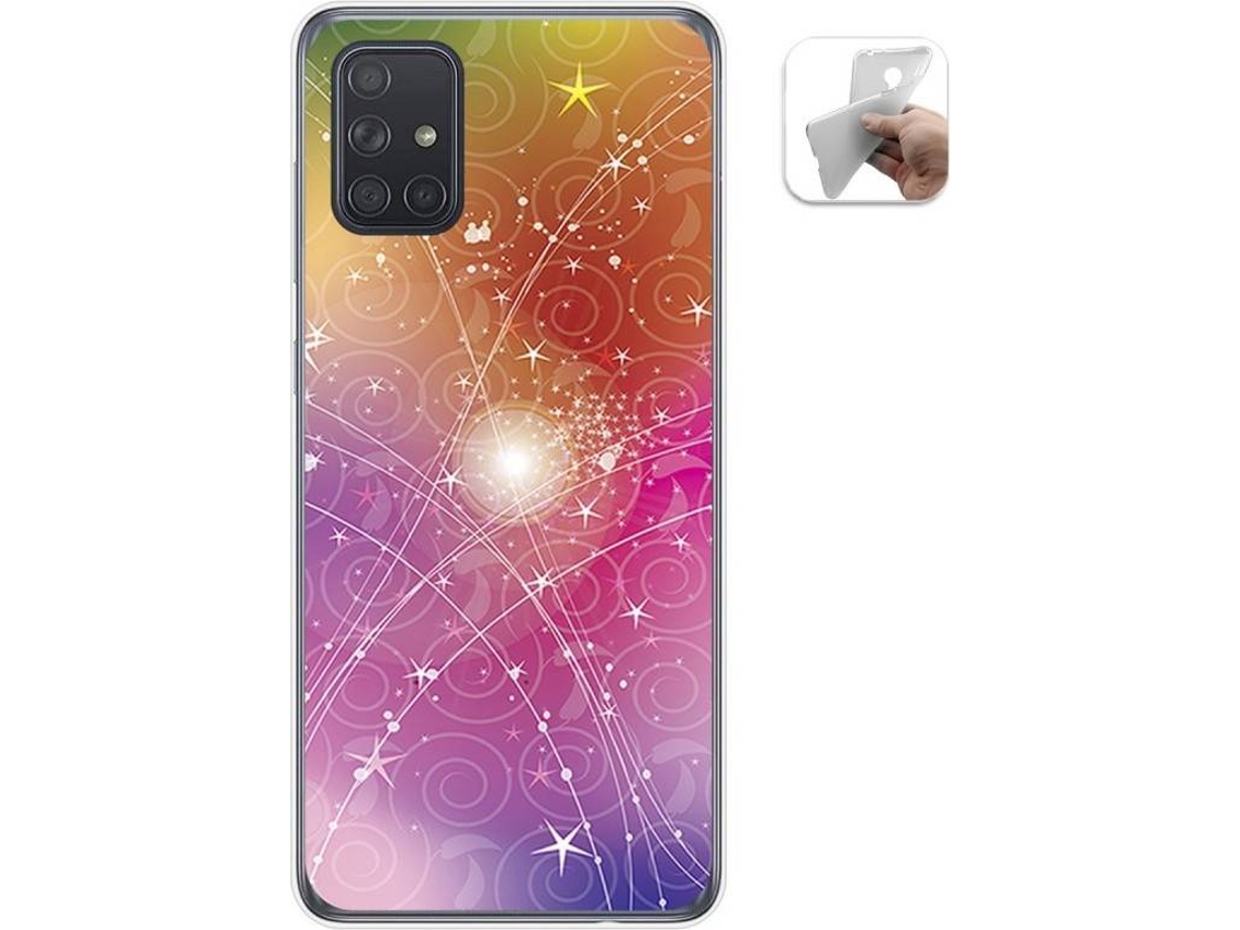 Capa Samsung Galaxy A71 TUMUNDOSMARTPHONE Abstrato Multicor