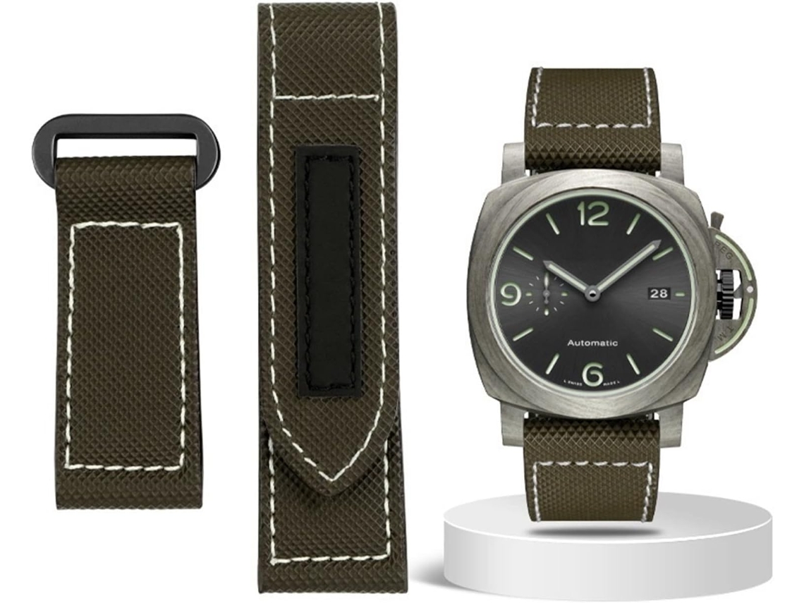 Pulseira de com para 24 Mm Novo Alta Qualidade Fácil Nylon Confortável Durável Resistente Original Perfeita