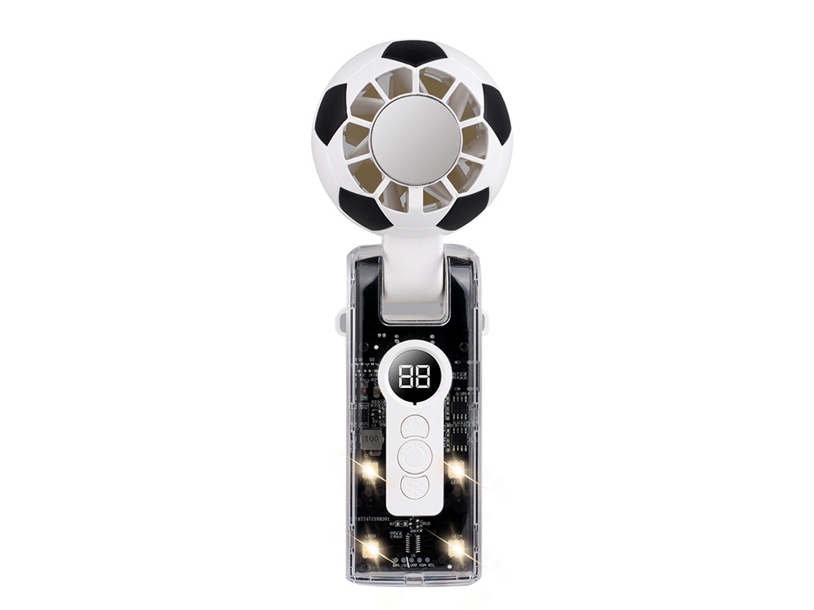 Fan Hands Ice Cold Fan de Tênis Criativo 100 Níveis Sem Contato com Display 360° ZSANFS
