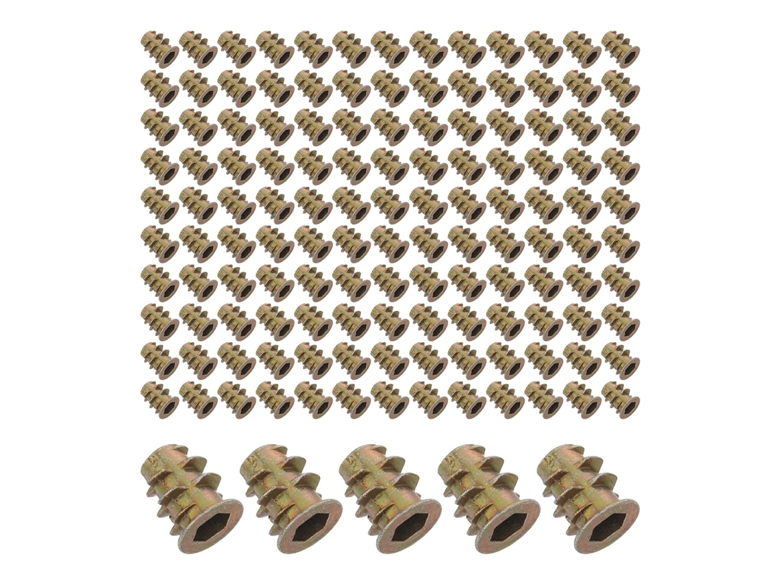 Coheali 200 Peças De Insertos Resistentes Ao Desgaste M4x10 Com Flange