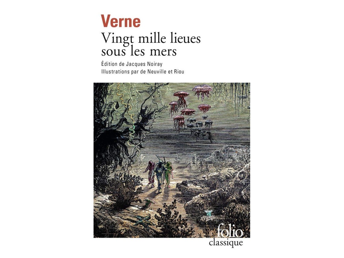 Livro Vingt Mille Lieues Sous Les Mers de Jules Verne (Francês)