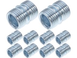 Garvalon Conjunto De 20-conectores E Porcas Com Design Dupla Ranhura Para Prateleiras Aço Carbono Em Sistemas