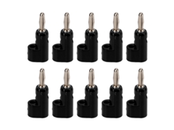 Ficha Banana De 4 Mm Sem Solda, Empilhável E Conectável Em Série