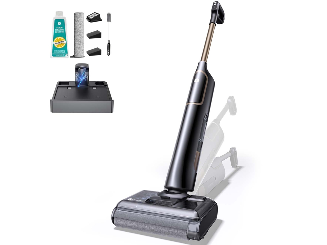 Aspirador E Mopa Sem Fios 3 Em 1 Vactidy X7s (aspiração De 20.000 Pa, Uso A Seco E Molhado, Alcance Plano De 180°, Autonomia De 40 Minutos)