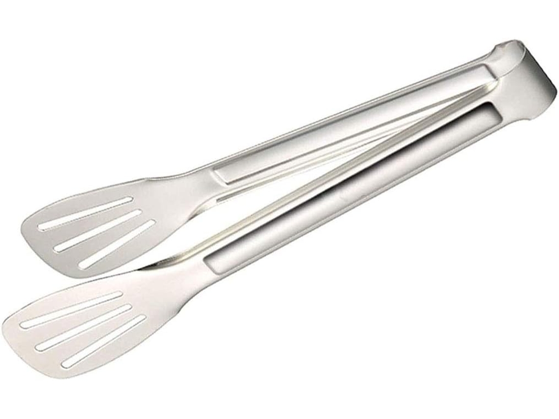 VYLARA Metal Serving Tongs, Heavy Duty Ergonomic Design For Buffet Party Utensils, Aço Inoxidável Long Grilling Tongs, Reutilizável Fácil De Limpeza, Materia