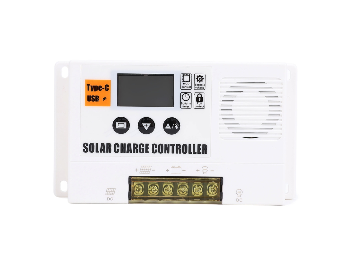 Controlador De Carga Solar Pwm 100a 12v/24v Off Grid