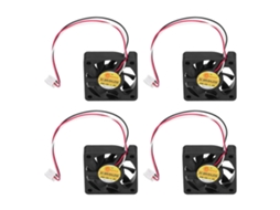 Ventoinhas Resfriamento 12v Dc Silenciosas 3 Fios