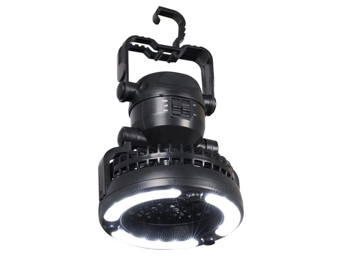 Ventilador Com Lanterna Led Impermeável Para Barraca