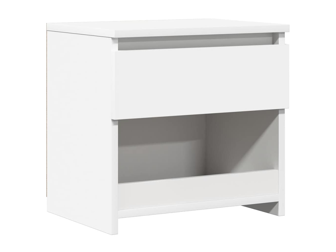 Bedside Cabinet,bedside Cabinets Vidaxl Branco Madeira Processada (n/a)
