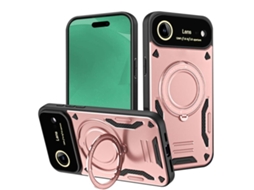Capa Para Iphone 17 Air Com Janela Grande E Suporte Magsafe