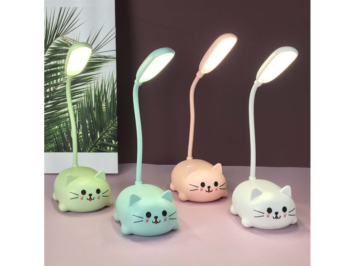 Luminária de Mesa Led com Gato BRILVIBERA