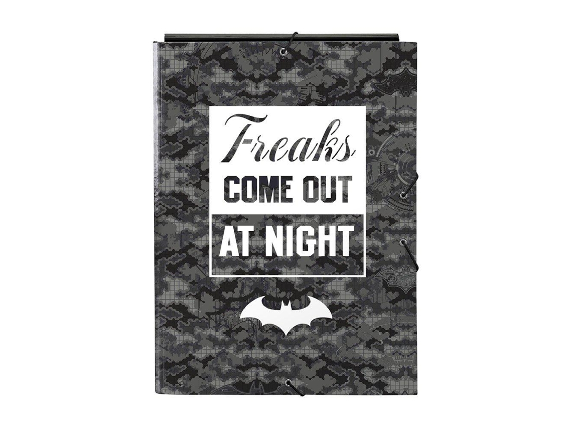 Safta Batman Night Folio Cardboard Binder With Flaps