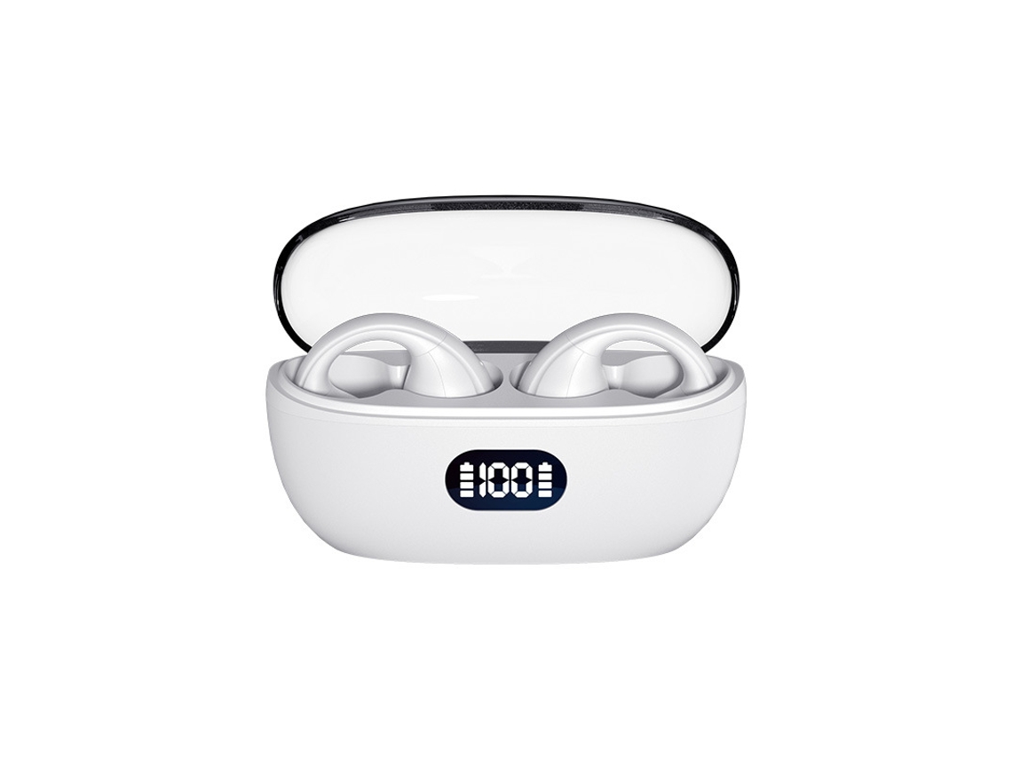 Auriculares Bluetooth Inteligentes com Display Digital SHAH ARPAN Branco