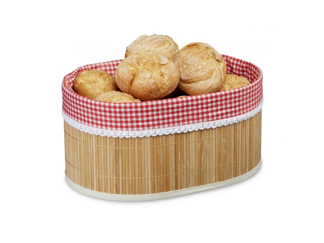 Cesta De Pão Bambu B2x