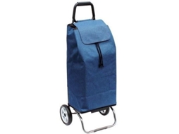 Carrinho De Compras Sidebag 2 Rodas Carlux 55 L Azul Jeans
