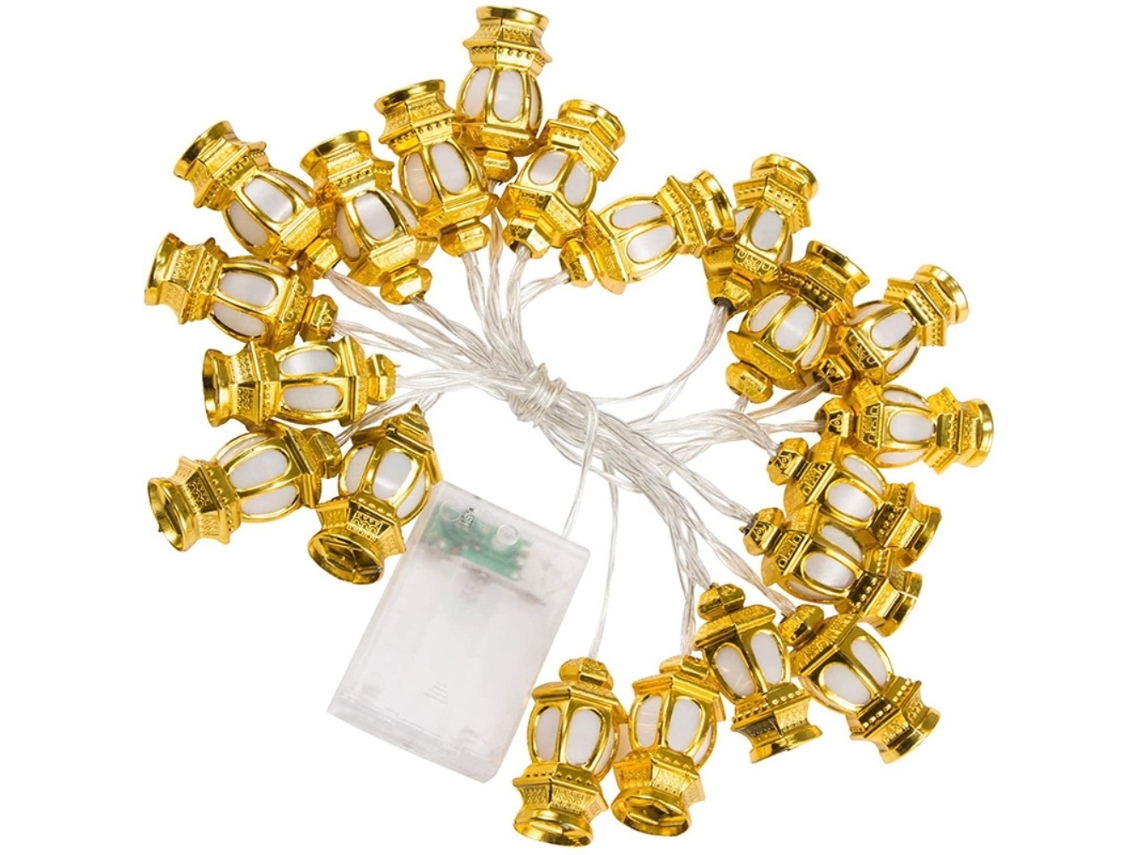 Luzes de Fita Led Eid Ramadã 20 Luzes Decorativas | S/MARCA