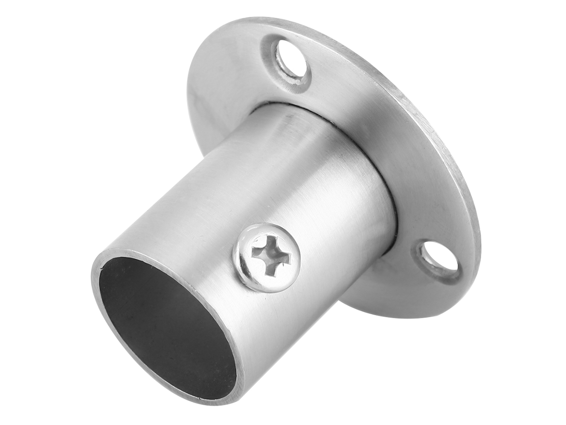 Laxiscreed Flange De Aço Inox Para Tubo De 19mm, Fixador De Roda E Suporte Grosso