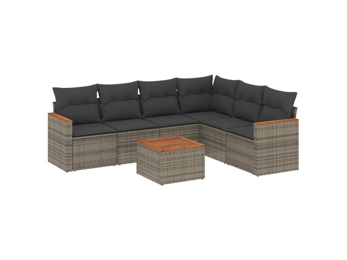 Garden Sofa Set, Garden Sofa Sets Vidaxl Cinzeto Rattan / Vime (n/a)