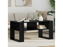Vidaxl Mesa De Centro Carvalho Preto 92 X 49,5 X 45 Cm