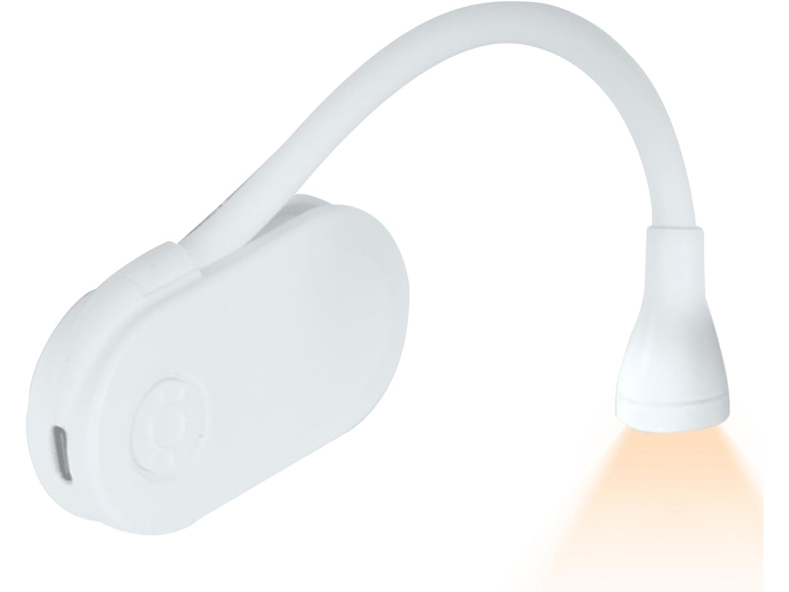 Pequena Luminária De Leitura Led Com Clipe Para Estudantes