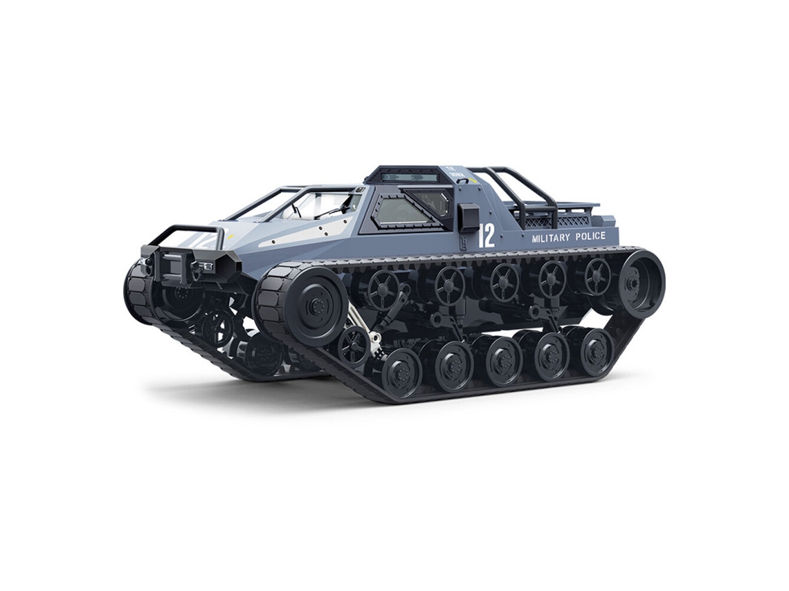 Carro Rc Jjrc C8812 Max Rtr 2.4g Cinza Duas Baterias Tanque Alta Velocidade Drift Off road Luz Led Proporcional Rotação 360° Brinquedo MDUG