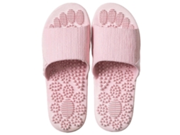 Chinelo De Massagem Luxo Com Massageador Acupressão Para Os Pés, Contas Alívio Do Estress E Nos Pés.