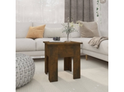 Vidaxl Mesa De Centro 40x40x42 Aglomerado Cor Carvalho Fumado