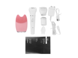 Kit multifuncional elétrico de depilação corporal, escova de limpeza facial e máquina de depilação 2026.