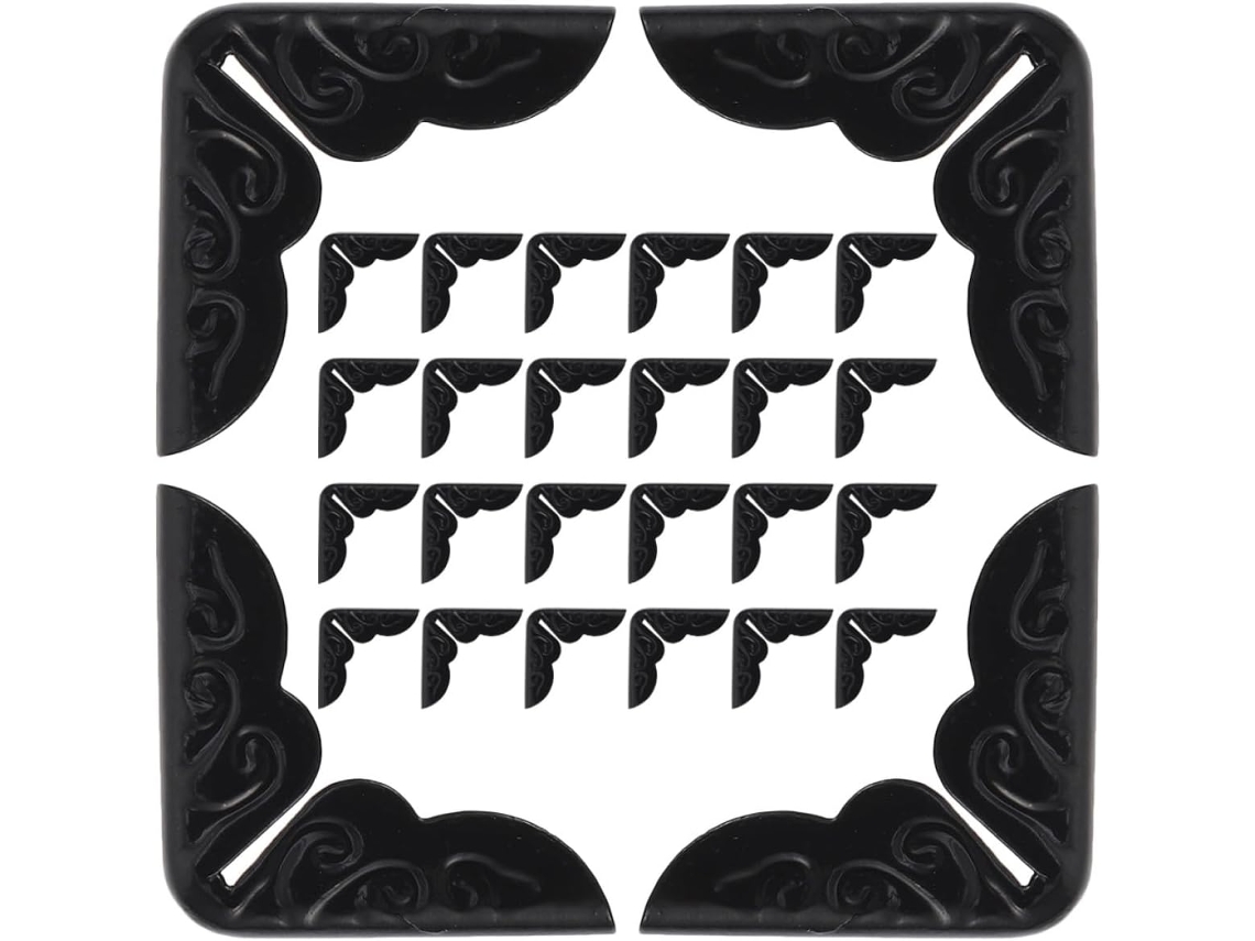 Coins Metal 50 Peças Para Álbuns Fotográficos - Proteção De Ângulo 14 Mm Para Pequenos Carnetes E Acessórios