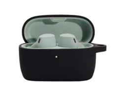 Capa De Silicone Com Fivela Para Jabra Elite 4 Preto Brilvibera