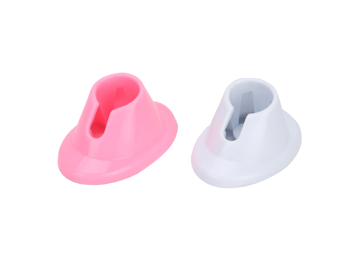 Suporte Para Frasco De Esmalte De Unhas Em Borracha Macia Anti-derrames, 2 Unidades, Para Salão De Beleza E Uso Doméstico