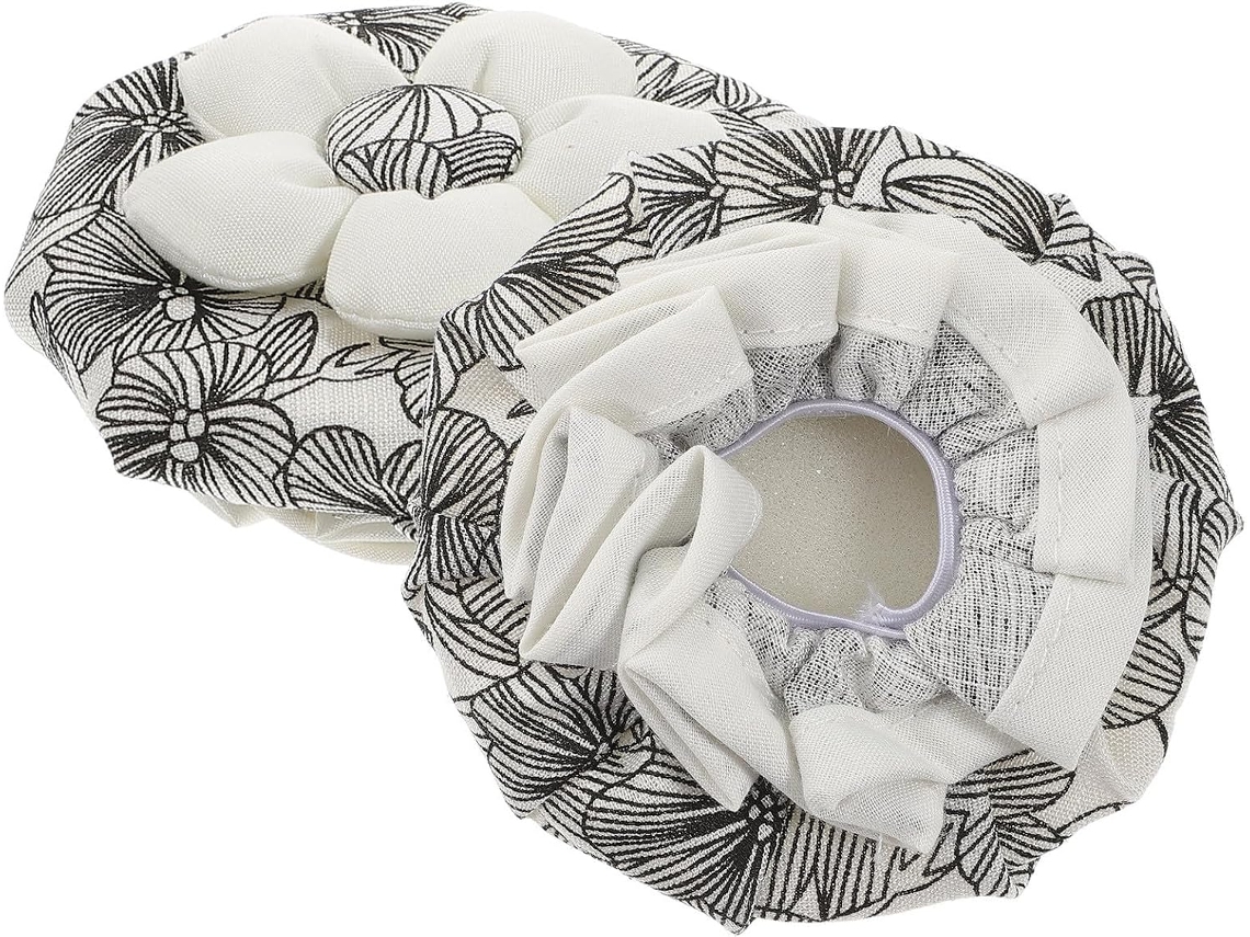 Tofficu 2 Peças Capas De Inverno Para Maçanetas E Puxadores Portas, Material De Tecido Algodão, Formato Redondo, Macias