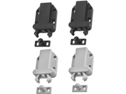 Conjunto De 4 Fechos Pressão Plástico Com Travamento Automático Para Portas Armários, Fecho De Segurança Com Retorno