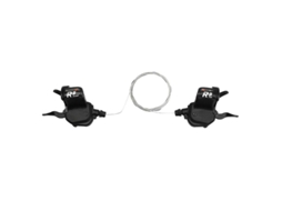 Par de alavancas de bicicleta de estrada para guiador triplo plano P2R Push-Pull Shimano