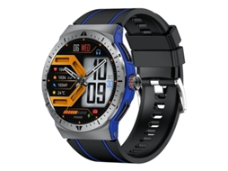 Smartwatch Com Chamadas Bluetooth 1,43 Polegadas Tecido Amoled E Vários Modos Esportivos Azul Yizhood
