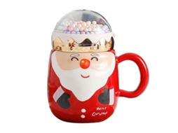 Caneca de Natal Santa Sorridente em Cerâmica LAXISCREED