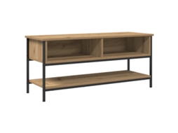 Conjunto 1 Gabinete Para Tv Vidaxl Castanho Derivados De Madeira (100 X 35 X 45 Cm)
