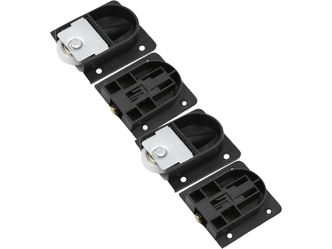 Rodízios De Plástico Preto Didiseaon, Com Rolamento Flexível
