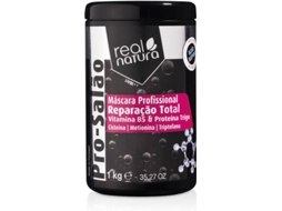 Champô Líquido REAL NATURA Sem Sal Pro-Salao Reparacao Total (1 kg)