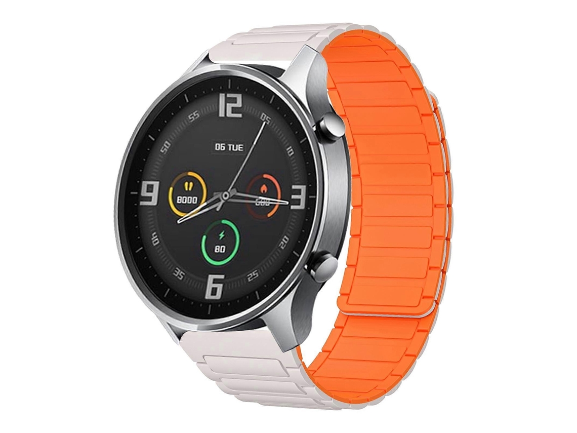 Pulseira De Silicone Magnética Em Formato De I De 22 Mm
