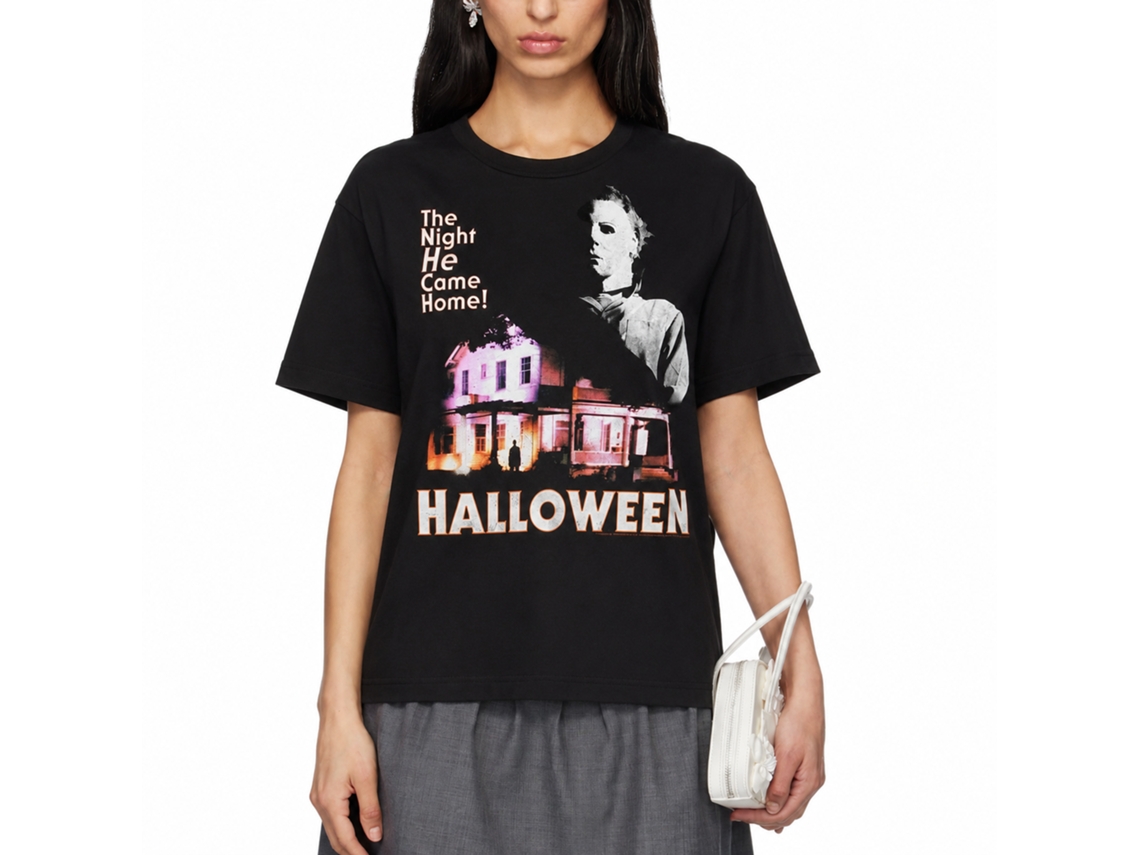 Rockinstone Halloween Movie Mike And House Black Adult T-shirt Size:xxxl