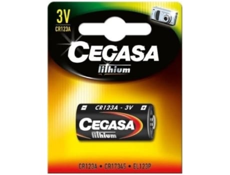 Cegasa Cr123a 3v Bl1 Lithium Battery Transparente