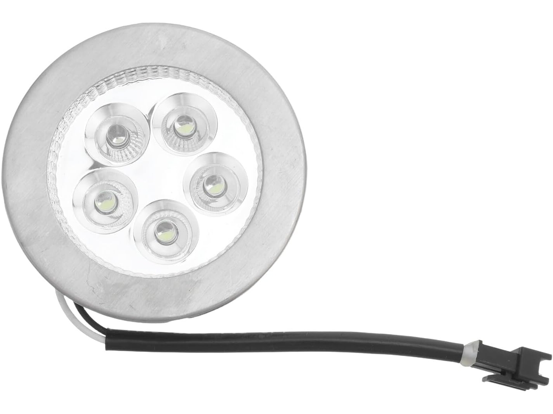 Lâmpada Led Redonda para Coifa, Vidro Fosco, Resistente a Óleo e Manchas, Iluminação Suave. SFUSHOS