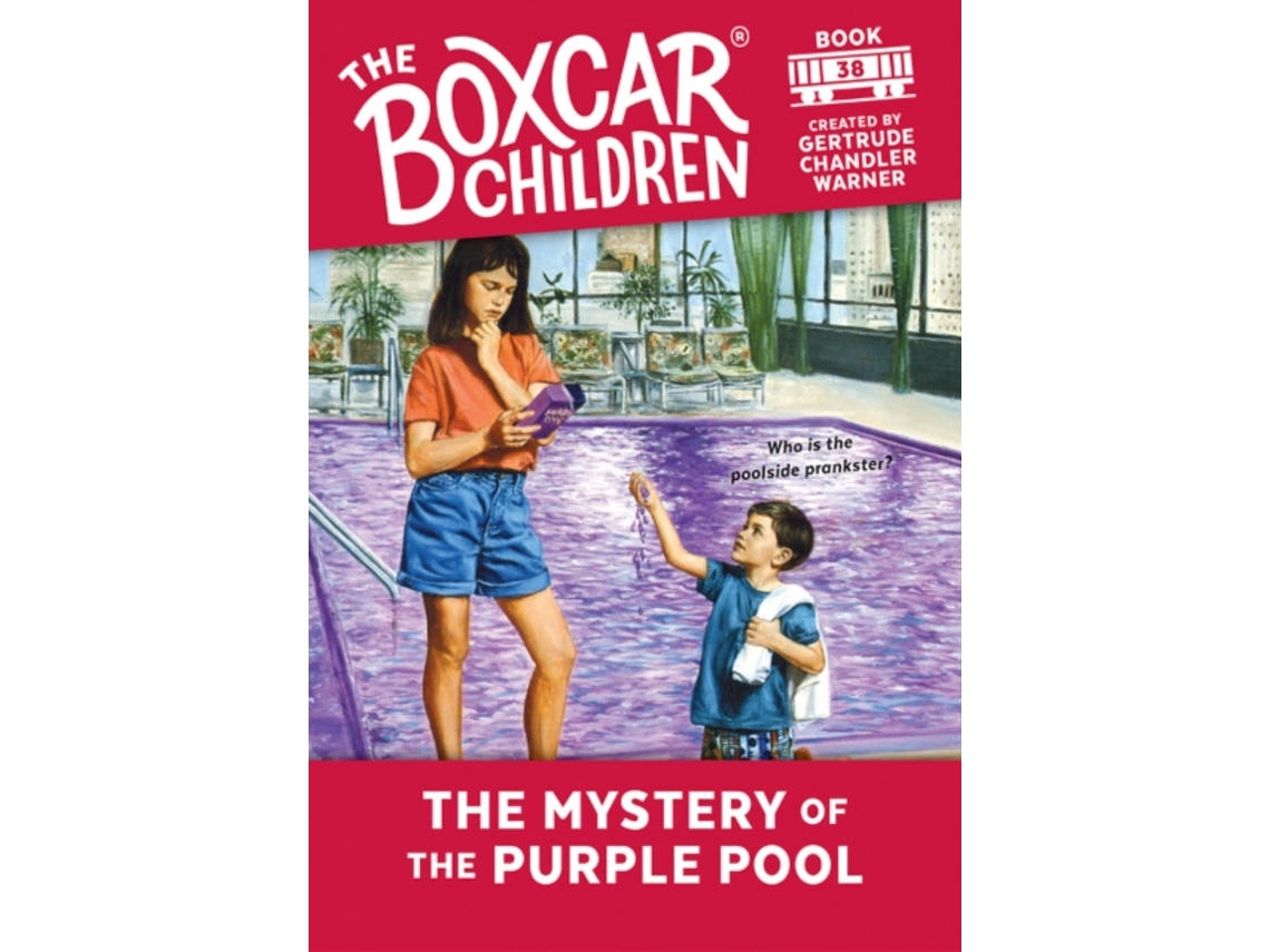 Livro the mystery of the purple pool de created by gertrude chandler warner (inglês)
