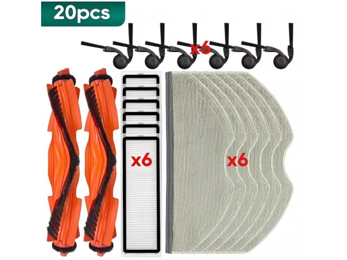 Conjunto de 20 peças de reposição para robô Xiaomi S40/s40c STELASPLEN