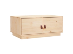 Mesa de centro VIDAXL Marrom Madeira (80x50x35 cm )