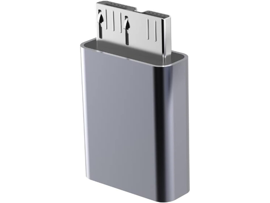 Adaptador Genérico De Alumínio Usb 3.0 Tipo C Para Micro-b