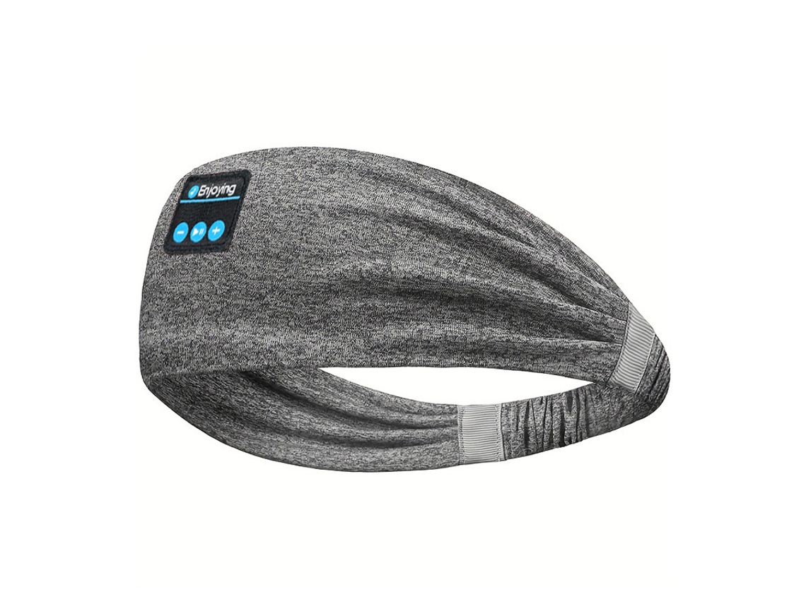 (cinza) Fones De Ouvido Esportivos Bluetooth Com Faixa Elástica Para A Cabeça, Máscara De Dormir Sem Fio Com Controle De Volume Usb