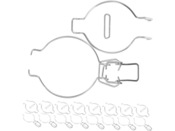 Conjunto De 12 Presilhas Arame Aço Inoxidável Para Potes Vidro Boca Larga, Vedação Hermética, Acessórios Para Cozinha E